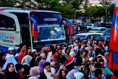 134 CJH Asal Bengkulu Selatan Bertolak Menuju Asramah Haji Bengkulu