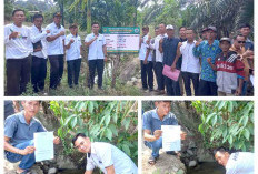 Desa Rantau Sialang Lakukan Titik Nol Pembangunan Plat Duiker, Rabat Beton, dan Talud