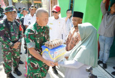 Danrem 041/Gamas Bagikan Tambahan Makanan Bergizi Kepada Anak Untuk mencegah Stunting