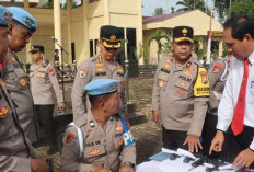 Wakapolda Bengkulu Cek Senjata Api Personel