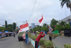 HUT ke-79 RI, Seribu Bendera Merah Putih Dikibarkan di Bengkulu Selatan