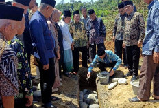 Pulang Kampung, Waka MPR RI Letakkan Batu Pertama Pembangunan Masjid
