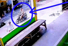 Pelaku Curanmor Beraksi di Masjid, Aksinya Terekam CCTV