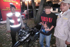 Razia Preman, Polres Bengkulu Selatan Amankan Anak Muda Nongkrong Sambil Bawa Sajam