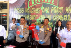 Preman Bersenjata Api Dibekuk Polda Bengkulu