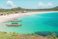 Pantai Tanjung Aan Lombok, Perpaduan Pemandangan Pantai dan Perbukitan Hijau Mempesona