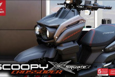 Honda Bikin Geger, Luncurkan Skutik Adventure Unik! New Honda Scoopy Crossover Square X 125