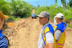 Warga Tanjung Aur Tersenyum, BPJN Survei Lokasi Jalan