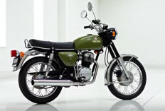 Yamaha YB1002025 Dibangkitkan! Motor Klasik Legendaris Hadir Kembali dengan Sentuhan Modern Warna Army Green