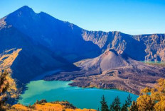 Danau Segara Anak di Gunung Rinjani, Destinasi Wisata Memukau, Ganranya Ada Pada Uang Kertas Indonesia