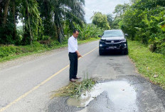 Libur Nataru, Awas Jalan Berlubang di Wilayah Bengkulu Selatan