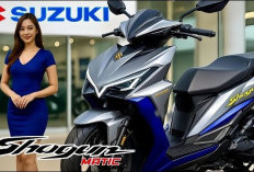 Suzuki Hadirkan Shogun SP125 Versi Matic, Skutik dengan Aura Sporty Ala Motor Balap! Harga Cuma 16 Jutaan