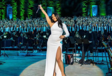 Anggun Pukau Puluhan Ribuan Penonton dalam Konser di Prancis