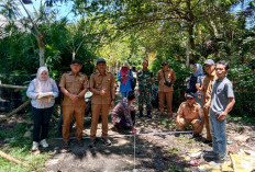 Desa Nanjungan Bangun Gedung Perpusdes, Mulai Ukur Rabat Beton