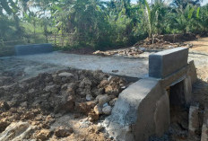 Salah Satu Plat Duiker Program TMMD Ke-124 Kodim 0408 Bengkulu Selatan Sudah Selesai Dibangun