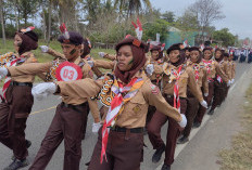 Semarakkan HUT ke-79 RI, 29 SD dan SMP Ikuti Lomba Gerak Jalan Indah