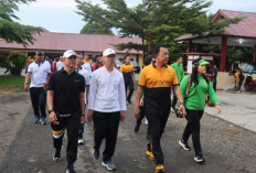 Jalan Santai Hari Bhayangkara, Kapolres Bengkulu Selatan Tekankan Sinergitas