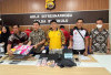 Polda Bengkulu Tangkap 6 Orang Tersangka Pengedar Narkoba