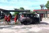 Mobil Terbakar Saat Antre Minyak, Pengemudi Terluka
