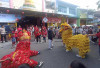 Atraksi Barongsai Ramaikan Tahun Baru Imlek di Bengkulu