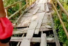 Jembatan Sapatan Rusak Parah, Akses Petani Terancam Putus