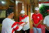 1 SST Brimobda Meriahkan Kirab Bendera Merah Putih