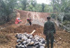 Satgas TMMD Ke-124  Kodim 0408 Bengkulu Selatan Kebut Pengecoran Plat Duiker
